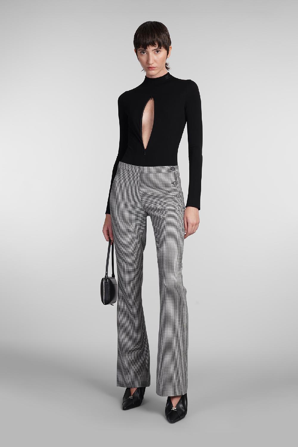 Deliberti Courreges Pantalone in poliestere nero cod. 408105 - Deliberti The Luxury Shopping Offerta per la Festa della Mamma