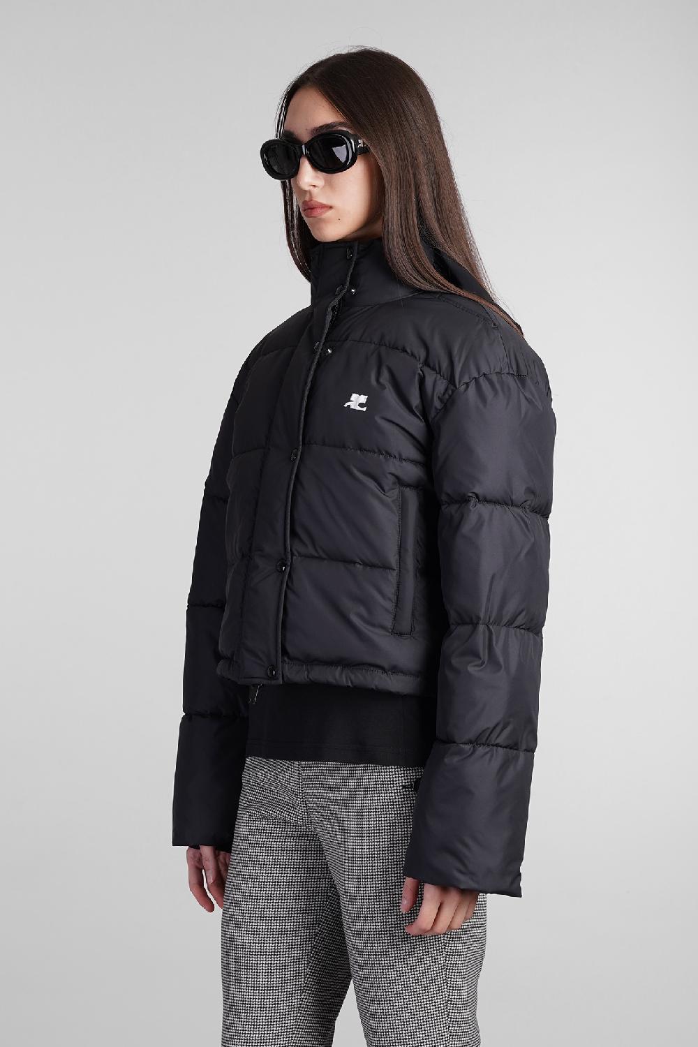 Deliberti Courreges Piumino in poliestere nero cod. 408116 - Deliberti The Luxury Shopping Offerta Anniversario