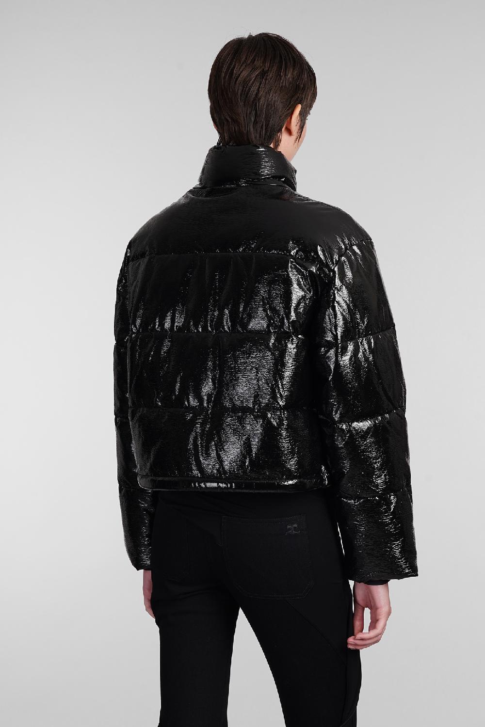 Deliberti Courreges Piumino in poliammide nera cod. 408117 - Deliberti The Luxury Shopping Smaltimento dello stoccaggio