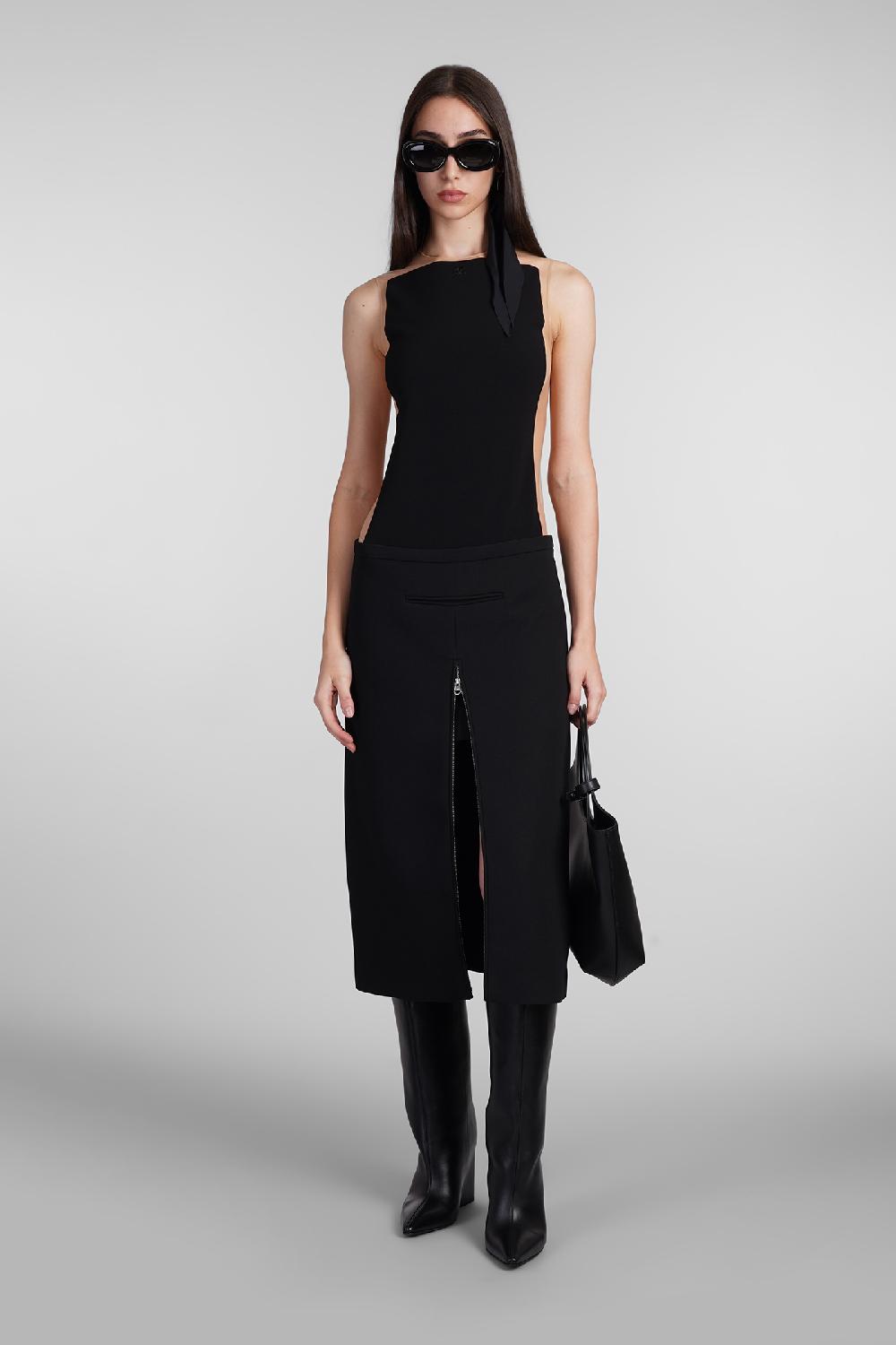 Deliberti Courreges Body in poliestere nero cod. 408554 - Deliberti The Luxury Shopping Offerta temporanea