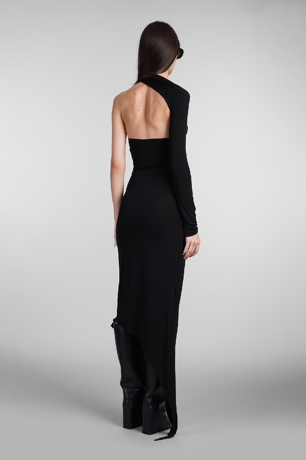 Deliberti Courreges Abito in viscosa nera cod. 408555 - Deliberti The Luxury Shopping Offerte esclusive