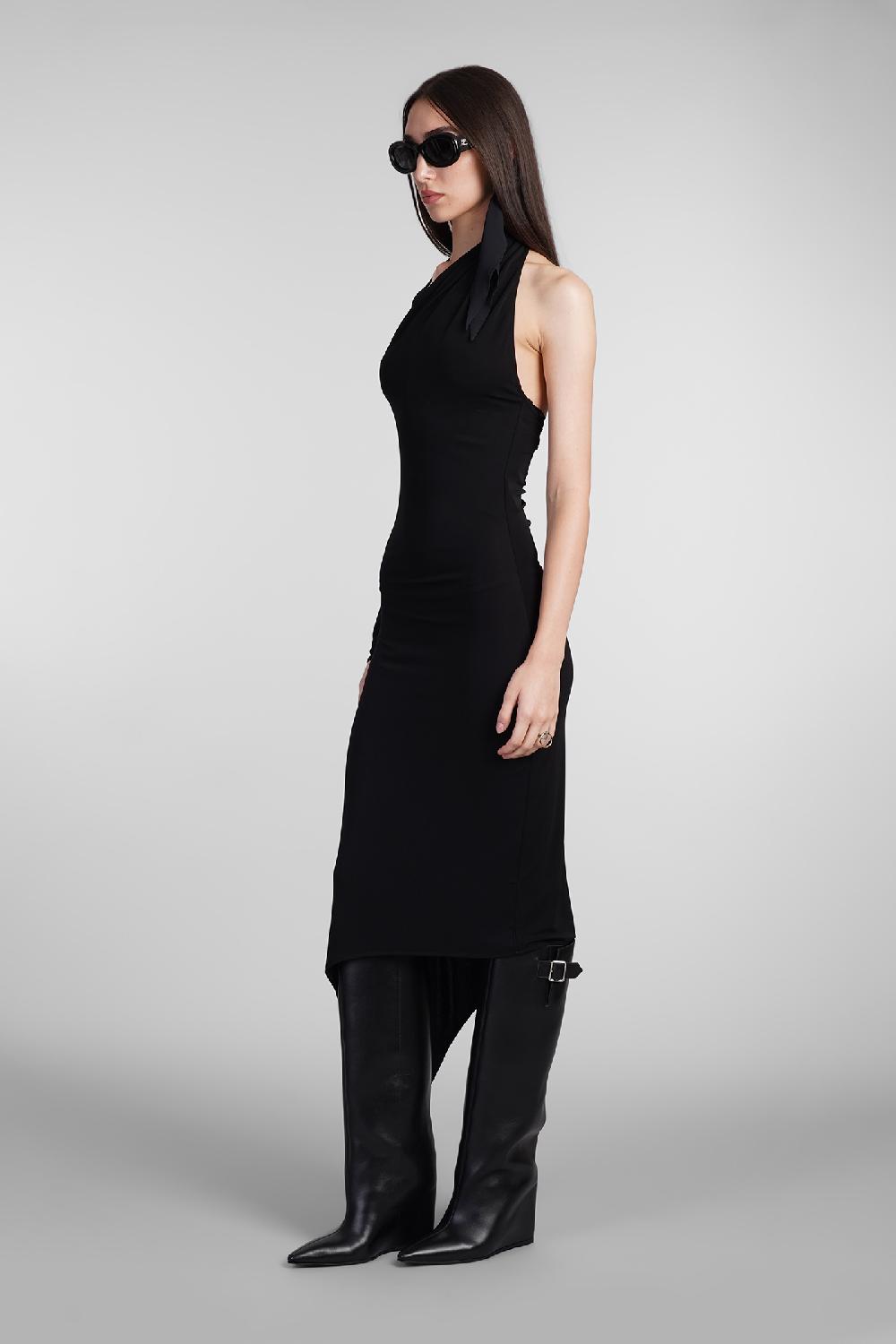 Deliberti Courreges Abito in viscosa nera cod. 408555 - Deliberti The Luxury Shopping Offerte esclusive