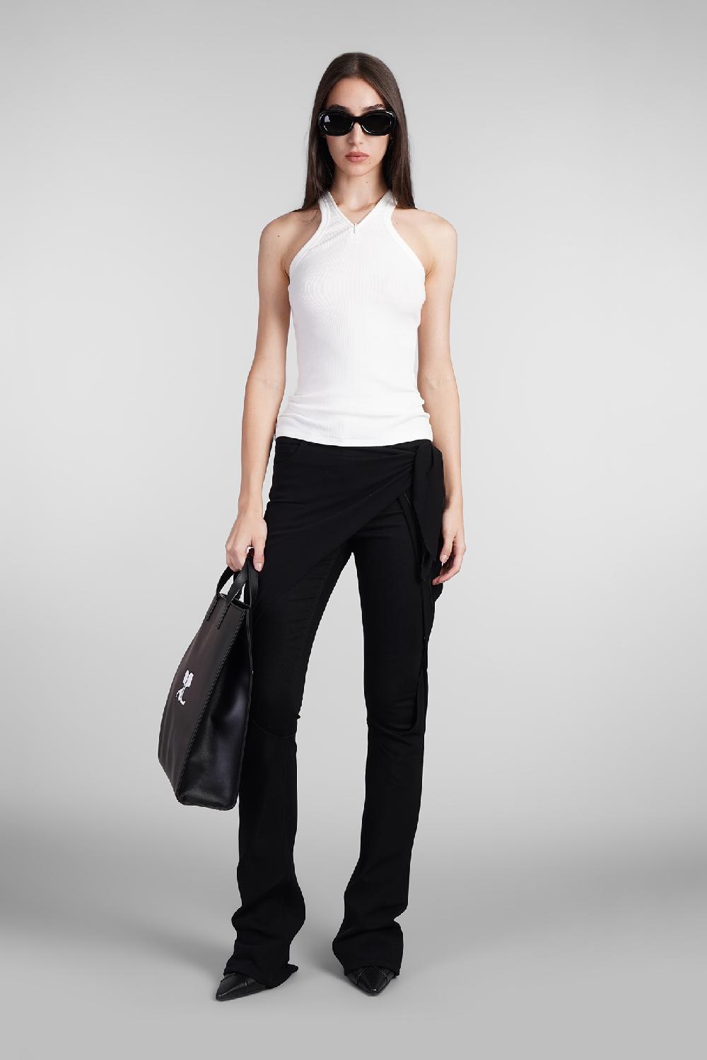 Deliberti Courreges Topwear in cotone bianco cod. 408565 - Deliberti The Luxury Shopping Comprane uno, ottenene uno gratis