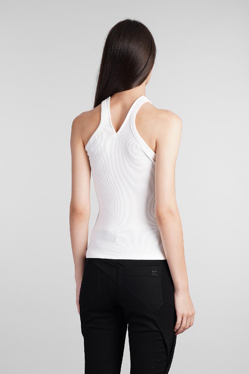 Deliberti Courreges Topwear in cotone bianco cod. 408565 - Deliberti The Luxury Shopping Comprane uno, ottenene uno gratis