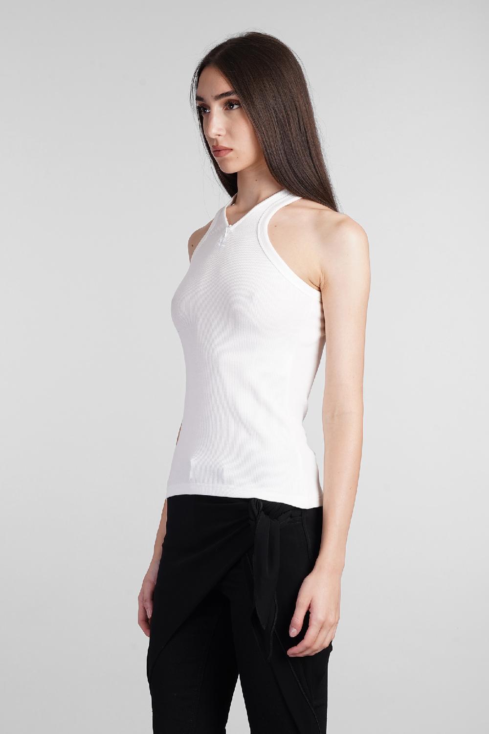 Deliberti Courreges Topwear in cotone bianco cod. 408565 - Deliberti The Luxury Shopping Comprane uno, ottenene uno gratis