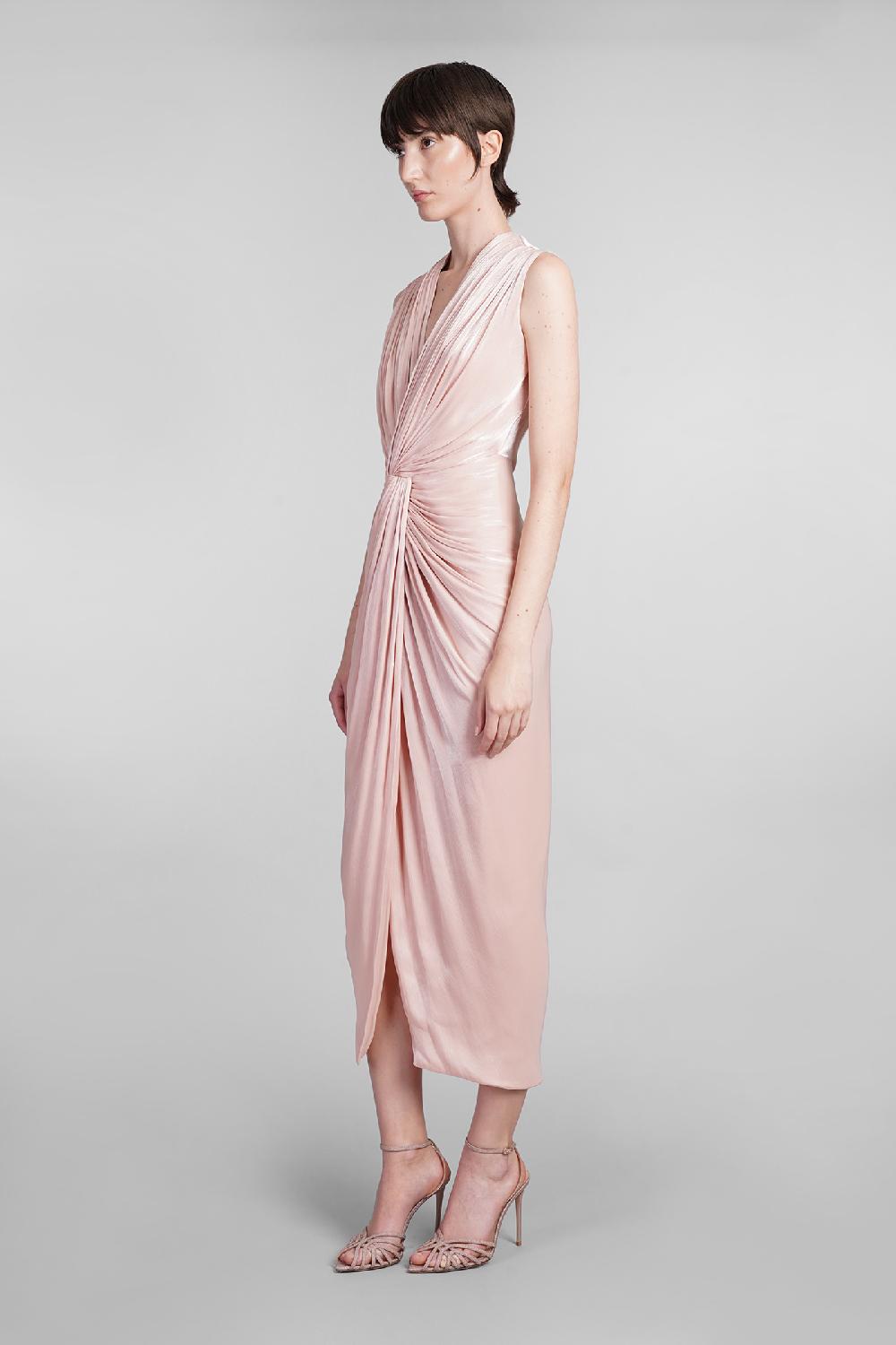 Deliberti Costarellos Abito franca in poliestere rosa cod. 401965 - Deliberti The Luxury Shopping Offerte giornaliere