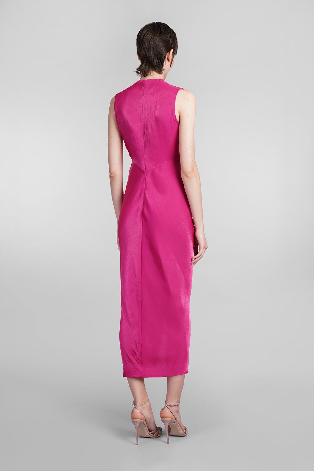 Deliberti Costarellos Abito franca in poliestere fucsia cod. 401966 - Deliberti The Luxury Shopping Offerte speciali