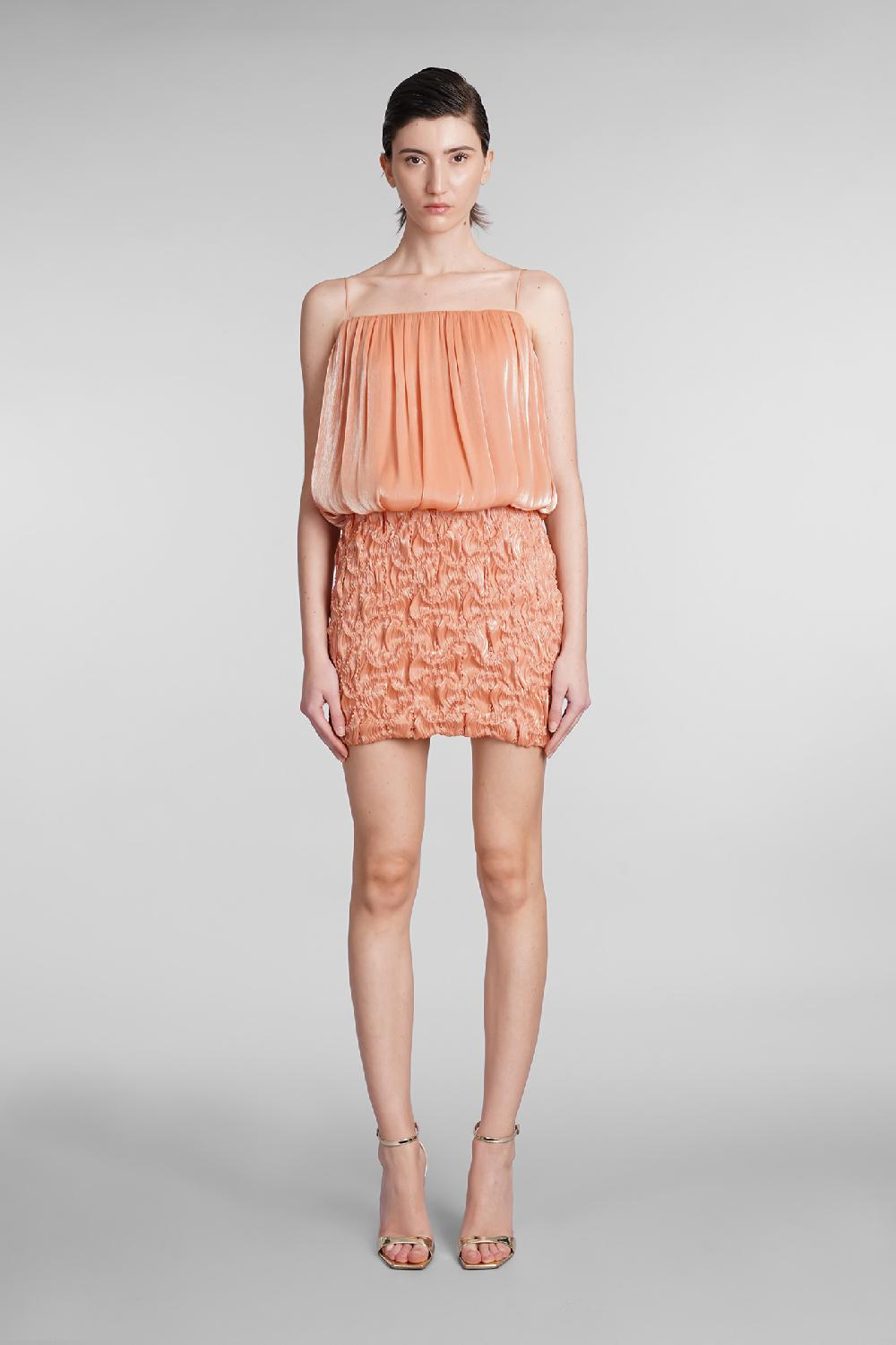 Deliberti Costarellos Abito tema in poliestere arancione cod. 399499 - Deliberti The Luxury Shopping Sconti VIP