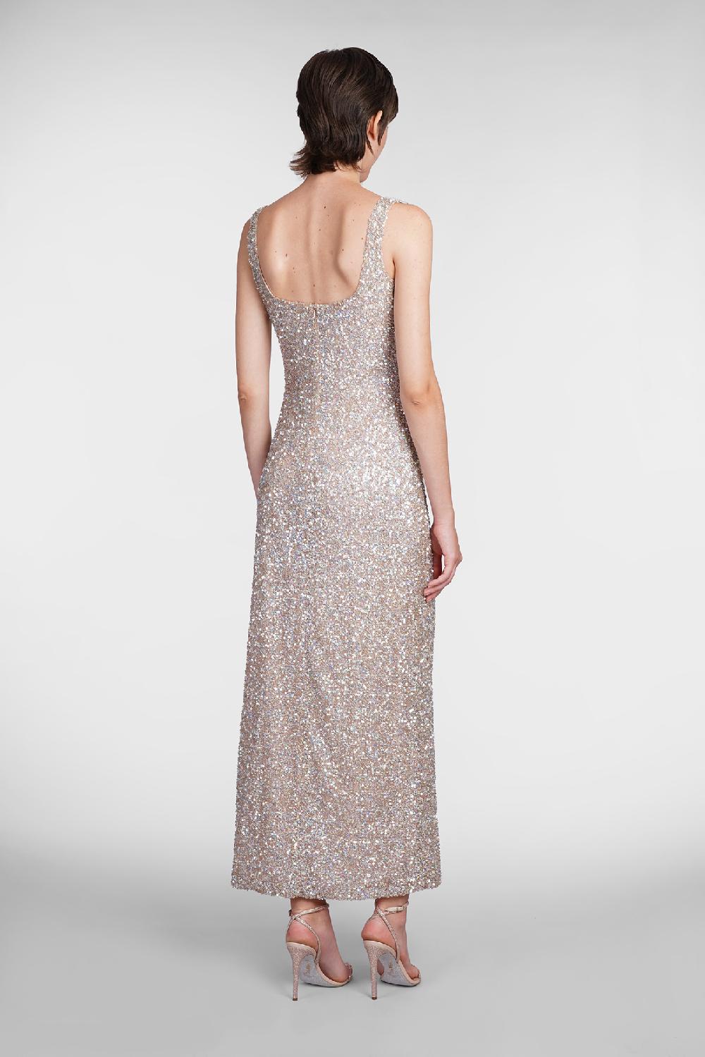 Deliberti Costarellos Abito harper in poliestere oro cod. 406740 - Deliberti The Luxury Shopping Offerta settimanale