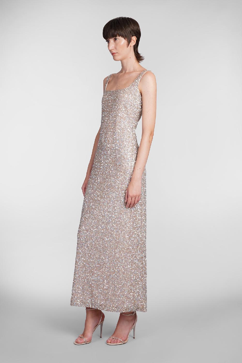 Deliberti Costarellos Abito harper in poliestere oro cod. 406740 - Deliberti The Luxury Shopping Offerta settimanale