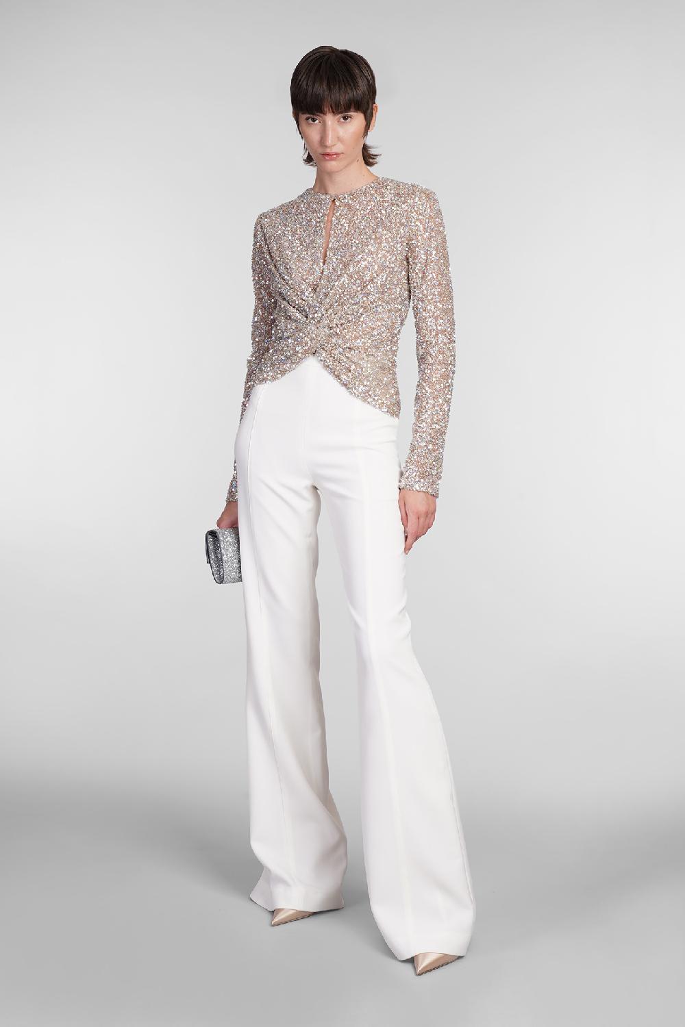 Deliberti Costarellos Topwear noa in poliestere oro cod. 406741 - Deliberti The Luxury Shopping Ritorno libero