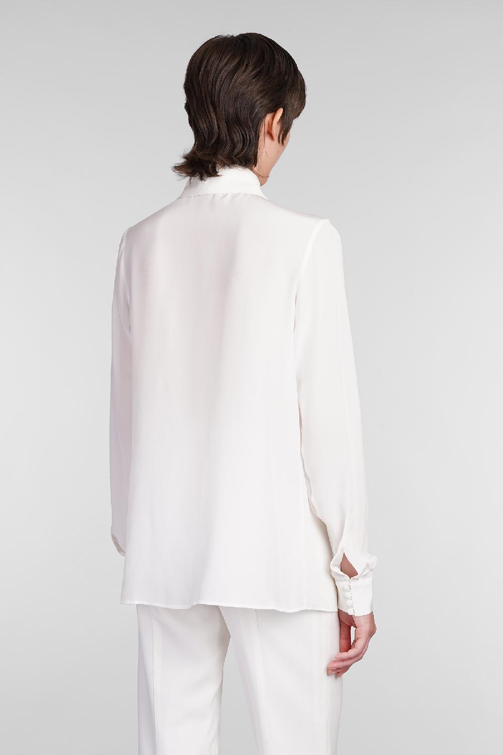 Deliberti Costarellos Camicia keltie in seta beige cod. 406742 - Deliberti The Luxury Shopping Ultimi tre giorni
