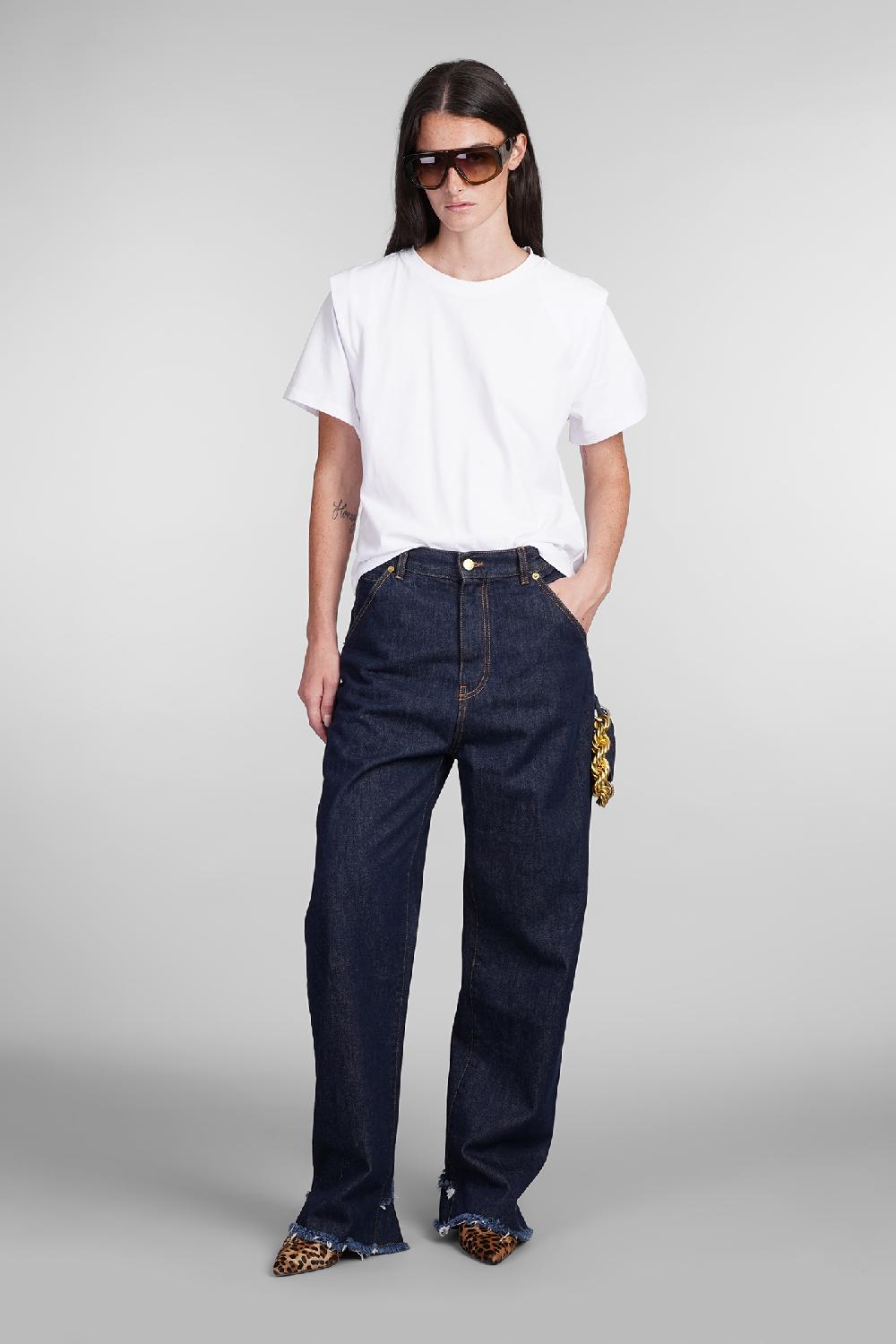 Deliberti DarkPark Jeans lisa in cotone blu cod. 404820 - Deliberti The Luxury Shopping Promozione temporanea