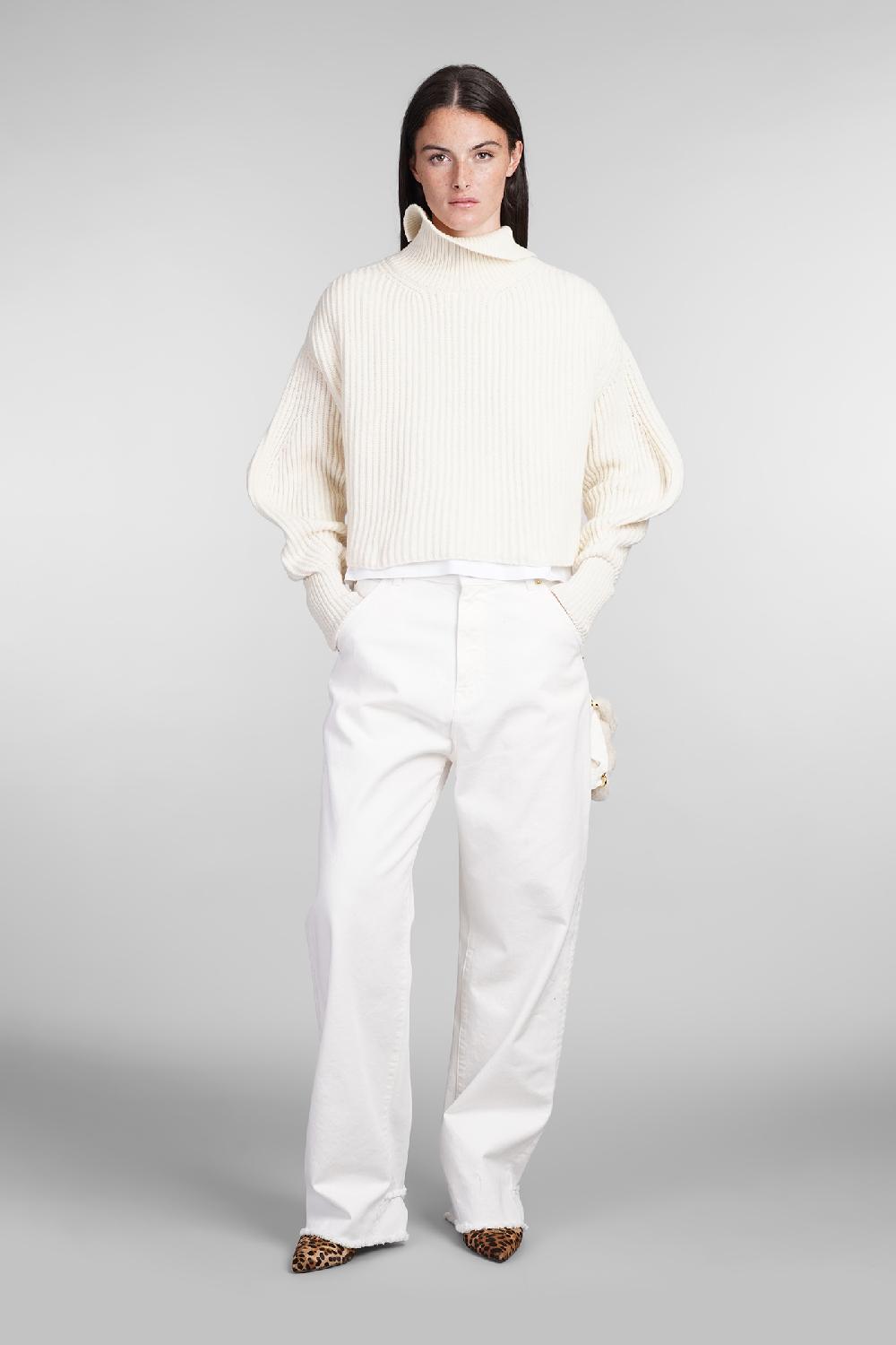 Deliberti DarkPark Jeans lisa in cotone bianco cod. 404821 - Deliberti The Luxury Shopping Fino al 50% di sconto