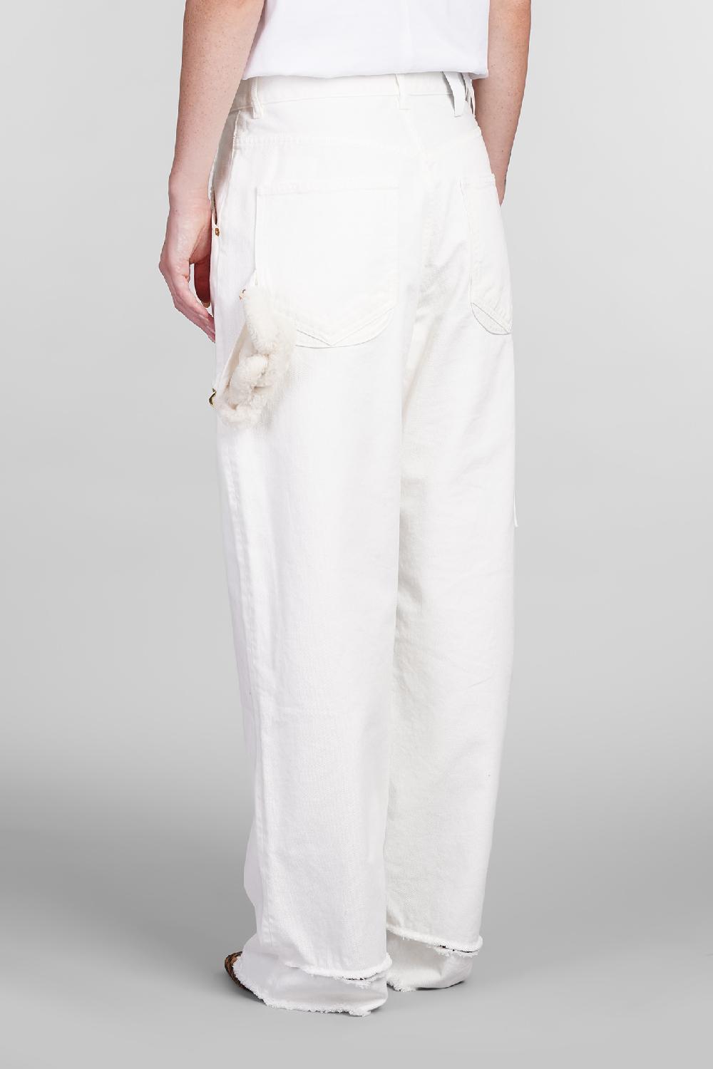 Deliberti DarkPark Jeans lisa in cotone bianco cod. 404821 - Deliberti The Luxury Shopping Fino al 50% di sconto