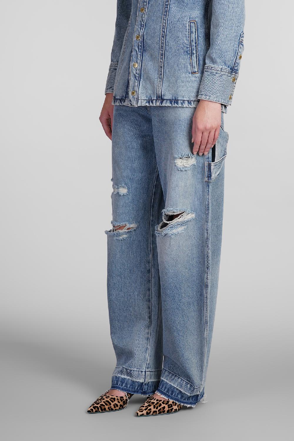 Deliberti DarkPark Jeans audrey in denim blu cod. 408997 - Deliberti The Luxury Shopping Sostegno trimestrale
