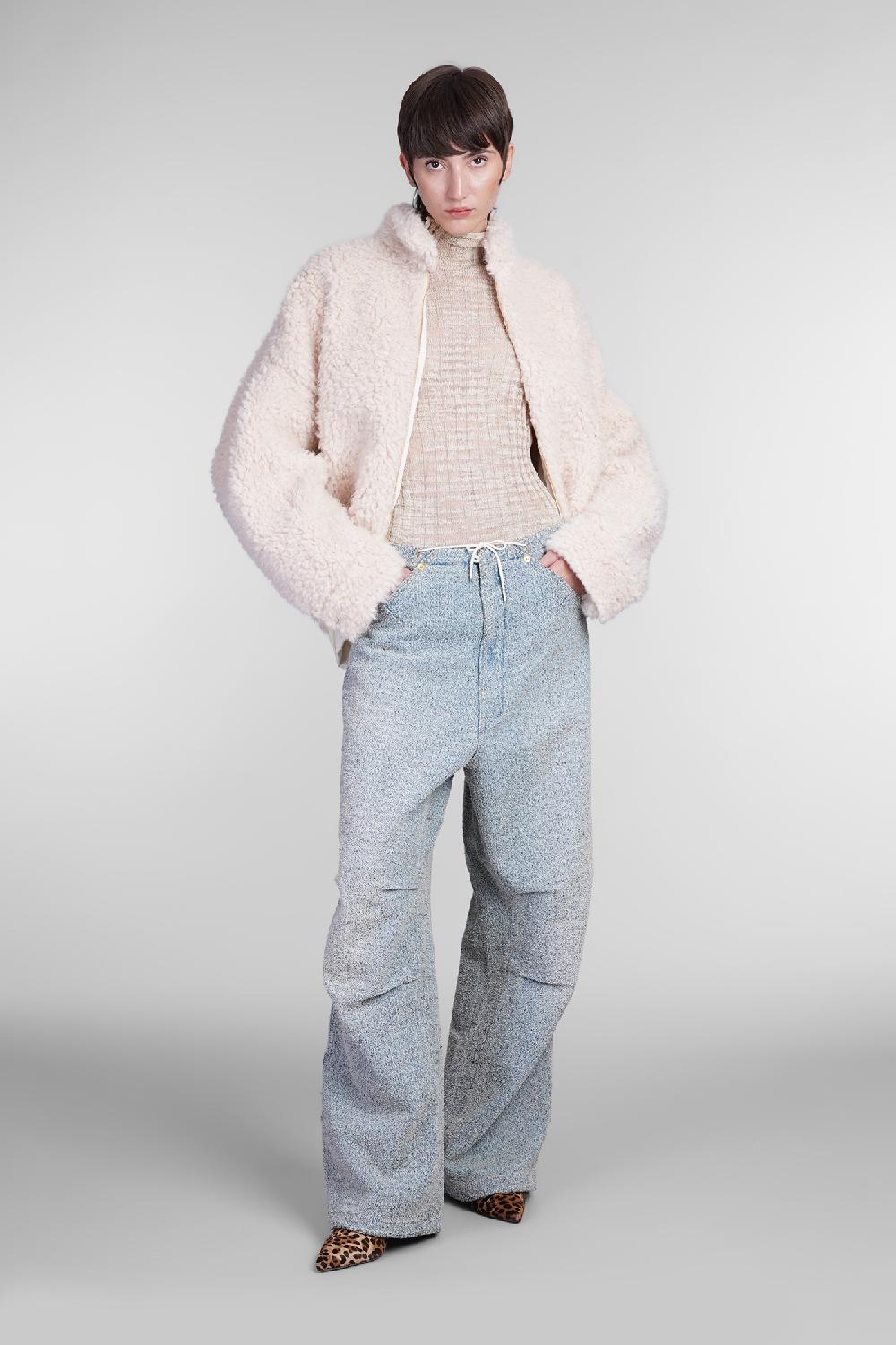 Deliberti DarkPark Pelliccia lee in poliestere beige cod. 406169 - Deliberti The Luxury Shopping Enormi sconti