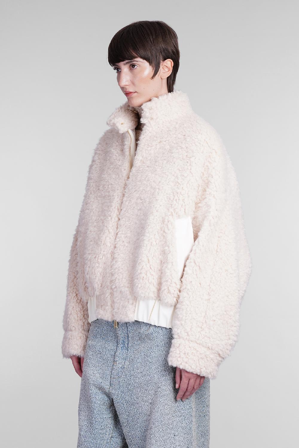 Deliberti DarkPark Pelliccia lee in poliestere beige cod. 406169 - Deliberti The Luxury Shopping Enormi sconti
