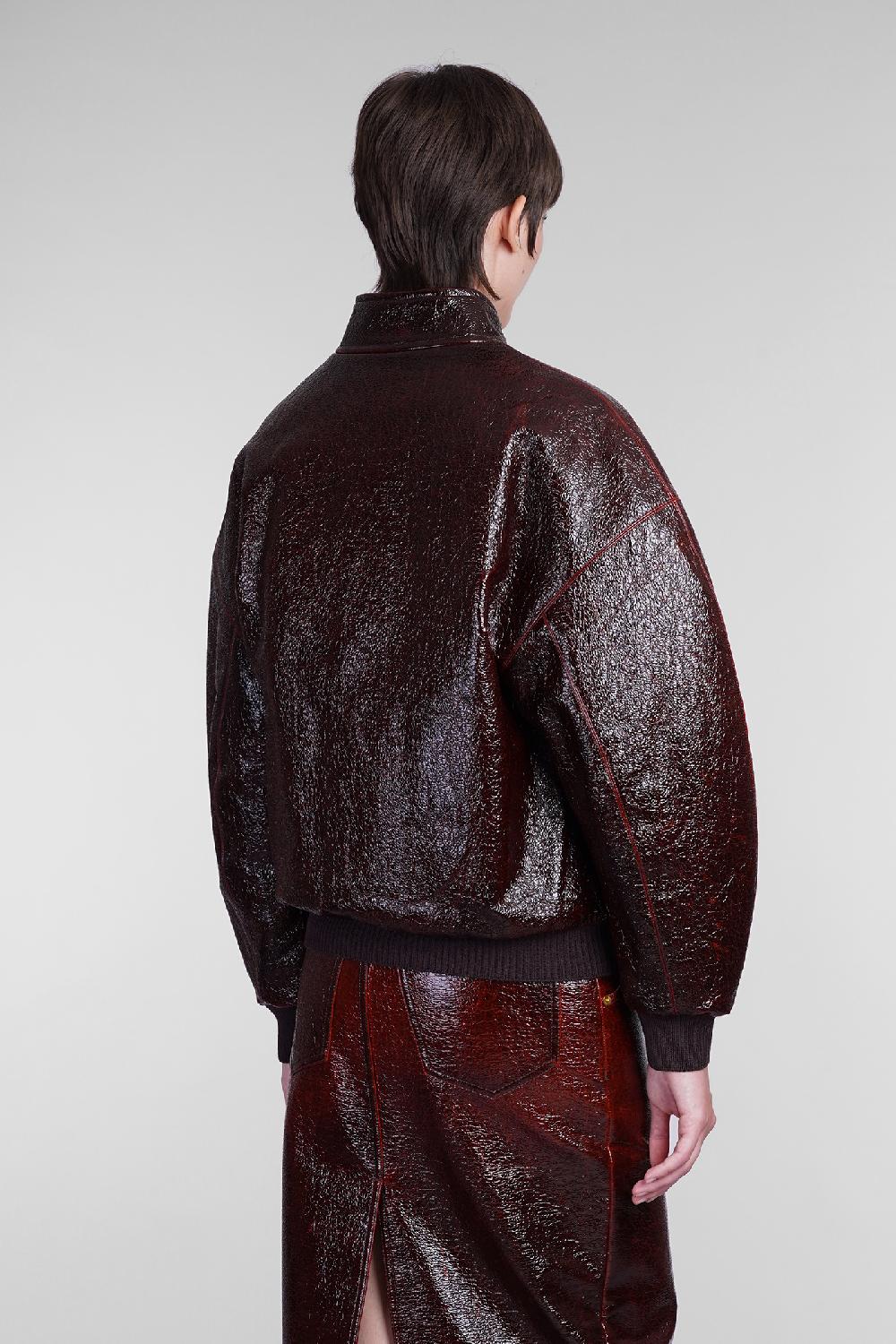 Deliberti DarkPark Bomber ace in lana bordeaux cod. 406170 - Deliberti The Luxury Shopping 50% di sconto con spedizione gratuita