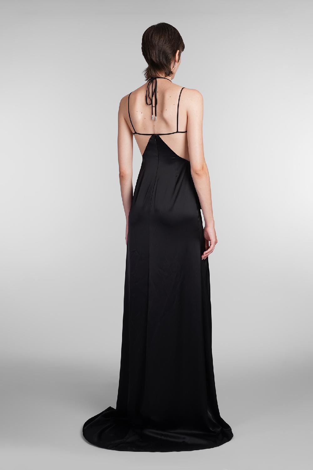 Deliberti David Koma Abito in triacetato nero cod. 405088 - Deliberti The Luxury Shopping Black Friday Prezzi