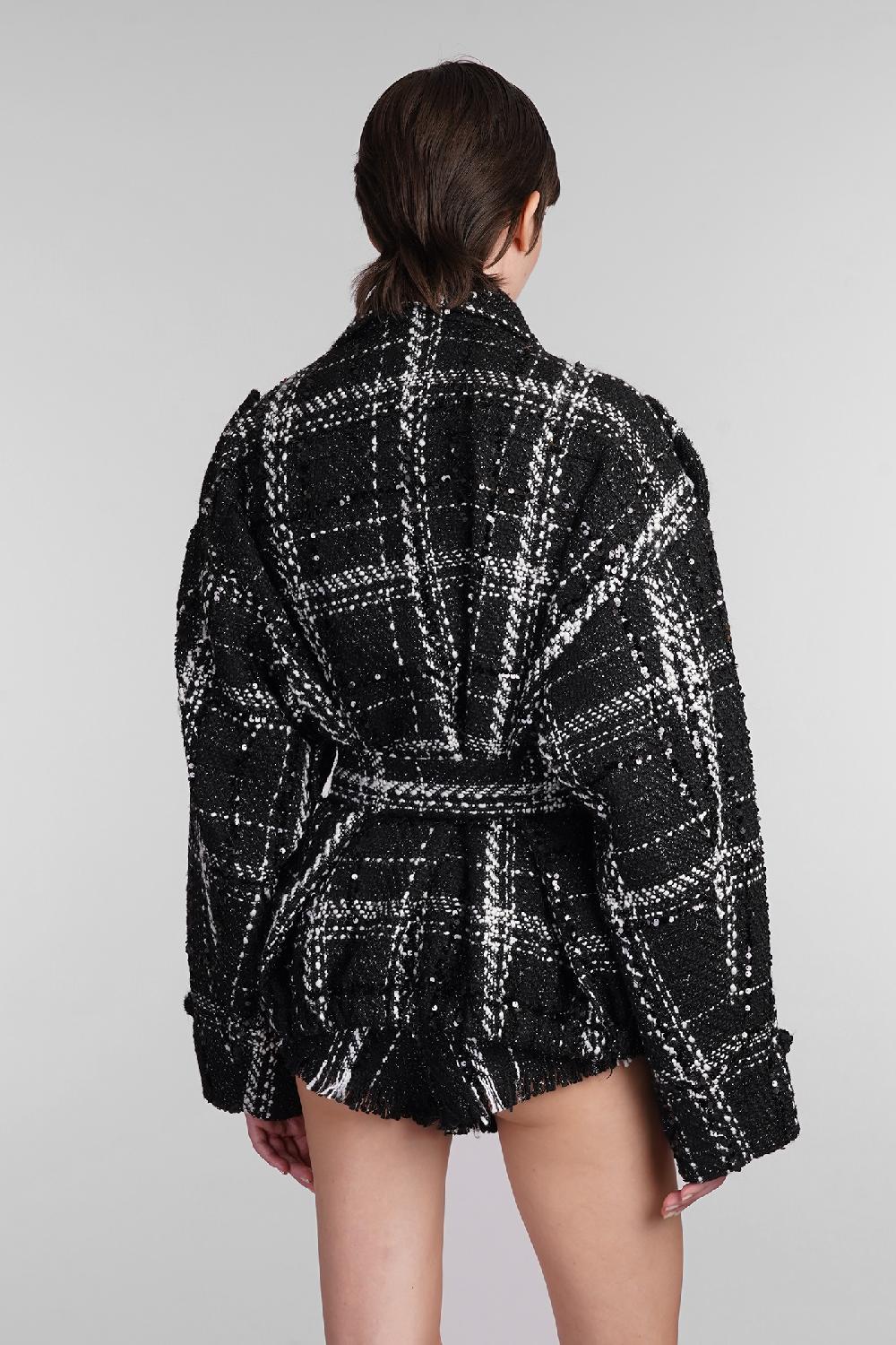 Deliberti David Koma Giacca casual in poliestere nero cod. 405093 - Deliberti The Luxury Shopping 2025