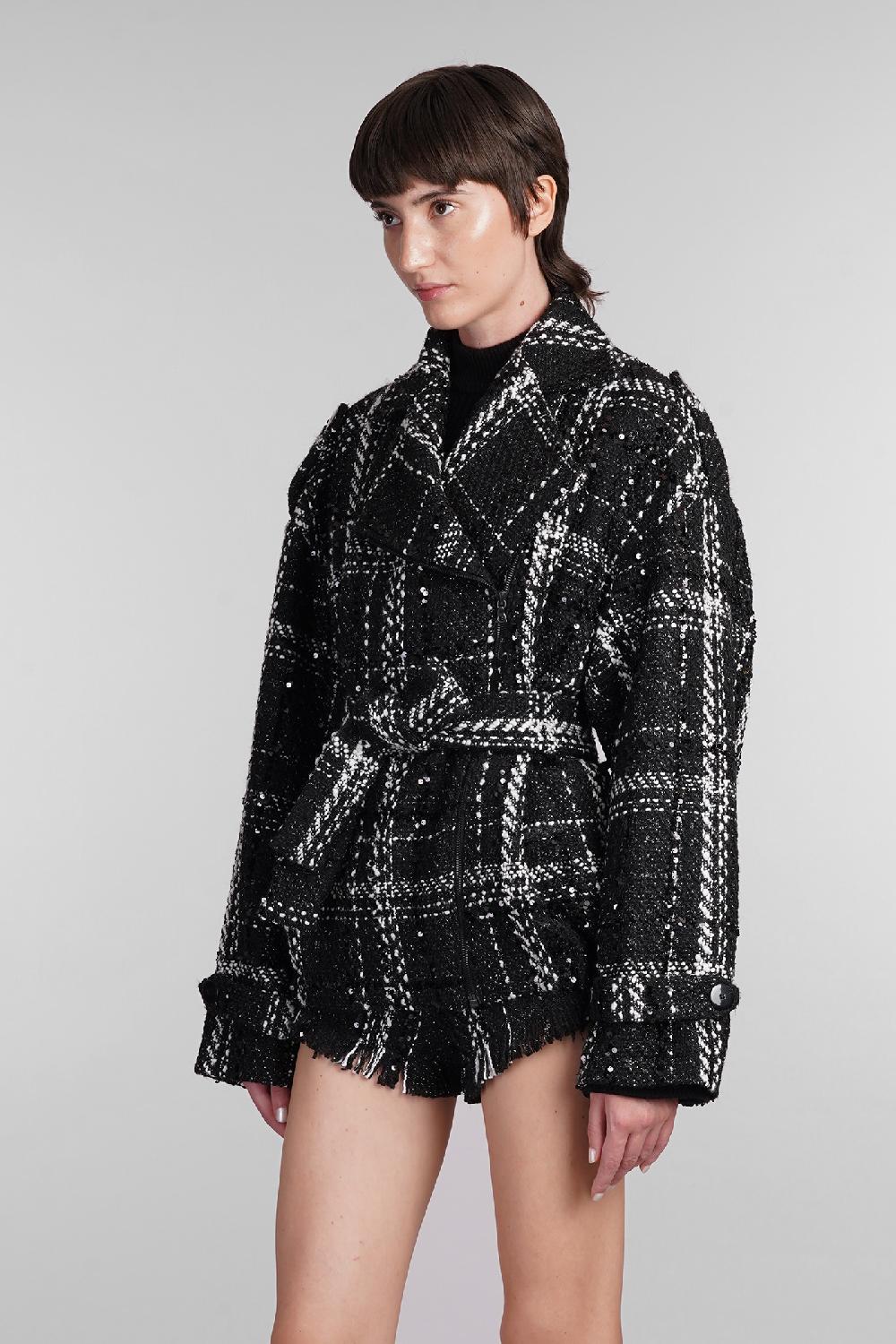 Deliberti David Koma Giacca casual in poliestere nero cod. 405093 - Deliberti The Luxury Shopping 2025