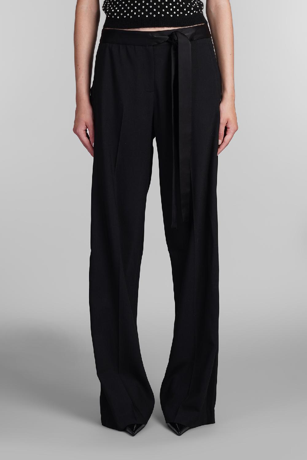 Deliberti David Koma Pantalone in lana nera cod. 405096 - Deliberti The Luxury Shopping In Linea