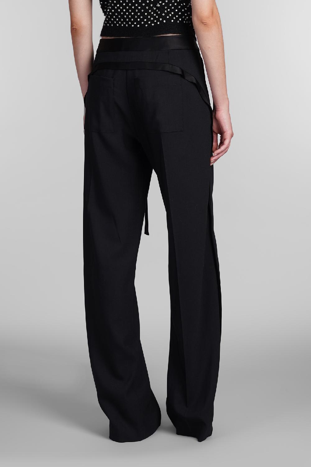 Deliberti David Koma Pantalone in lana nera cod. 405096 - Deliberti The Luxury Shopping In Linea