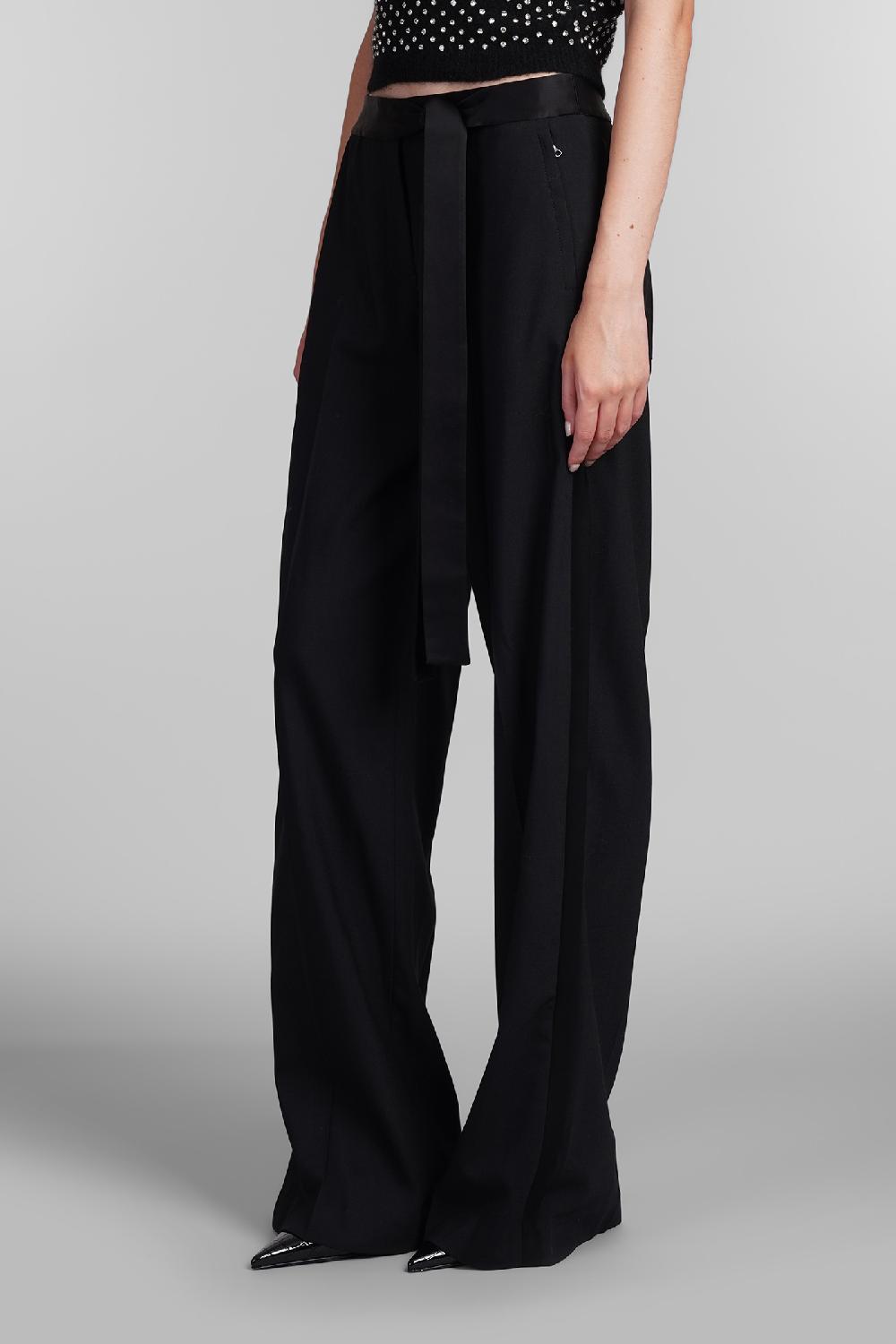 Deliberti David Koma Pantalone in lana nera cod. 405096 - Deliberti The Luxury Shopping In Linea