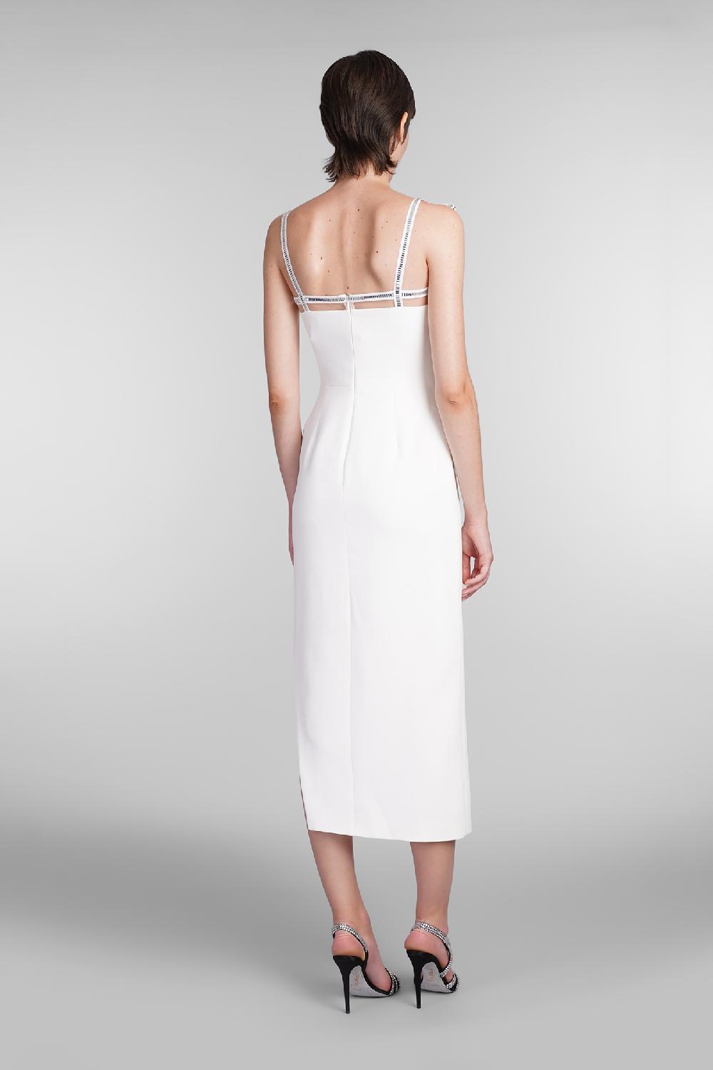 Deliberti David Koma Abito in viscosa bianca cod. 405098 - Deliberti The Luxury Shopping Qualità