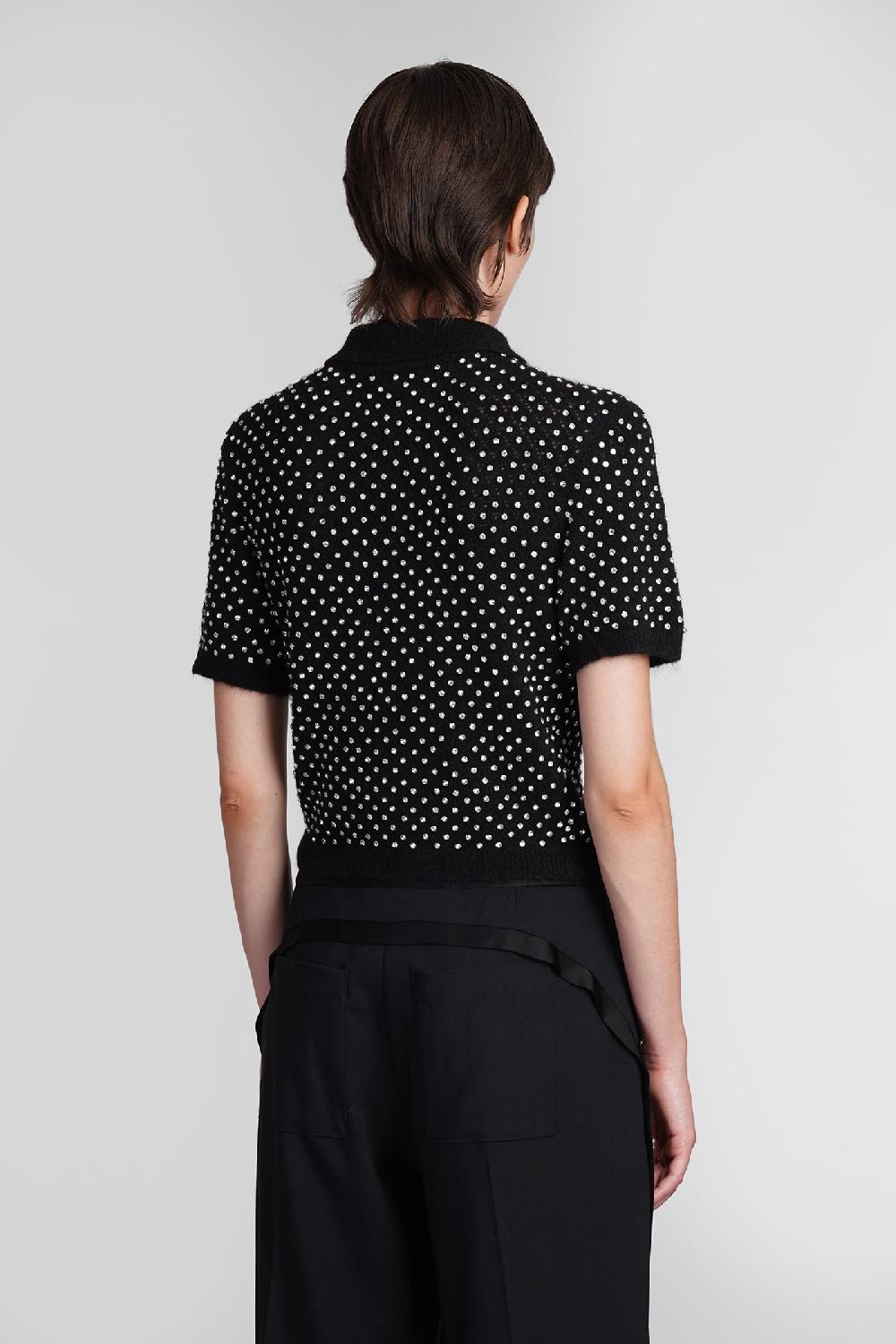 Deliberti David Koma Polo in lana nera cod. 405107 - Deliberti The Luxury Shopping Pezzi Unici