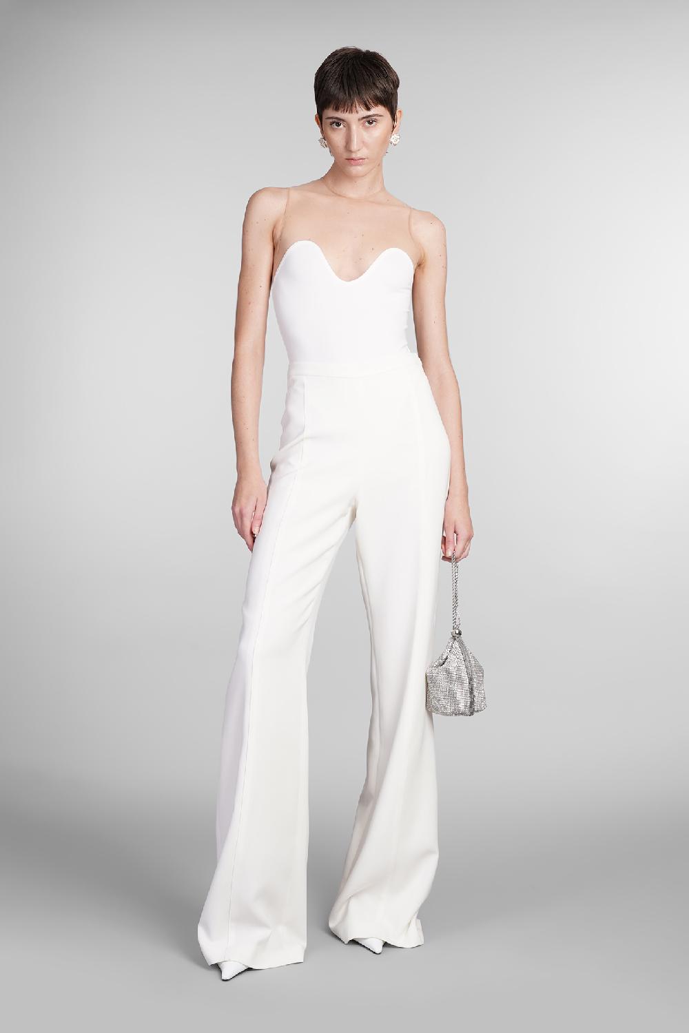 Deliberti David Koma Body in viscosa bianca cod. 410024 - Deliberti The Luxury Shopping Sottocosto