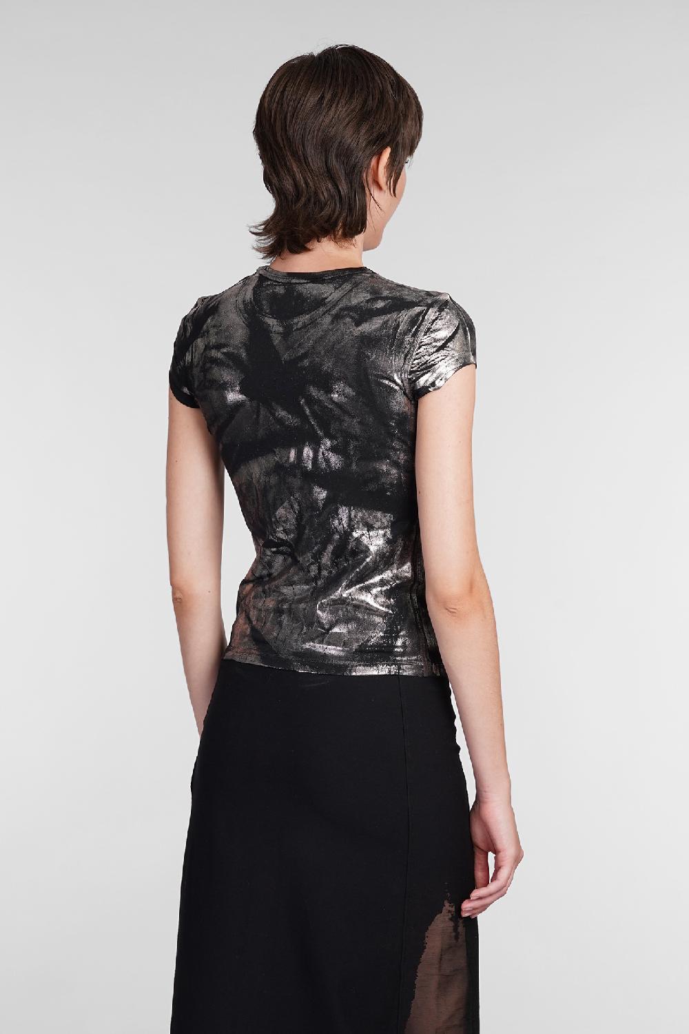 Deliberti Diesel T-shirt t angie p1 in modal nero cod. 406127 - Deliberti The Luxury Shopping Sconto
