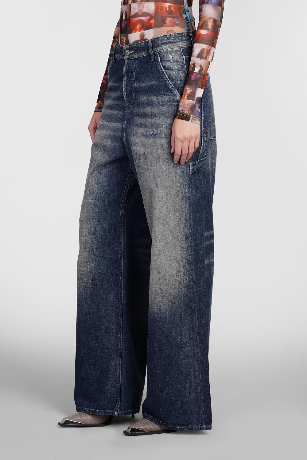Deliberti Diesel Jeans d sire in cotone blu cod. 406128 - Deliberti The Luxury Shopping Offerta