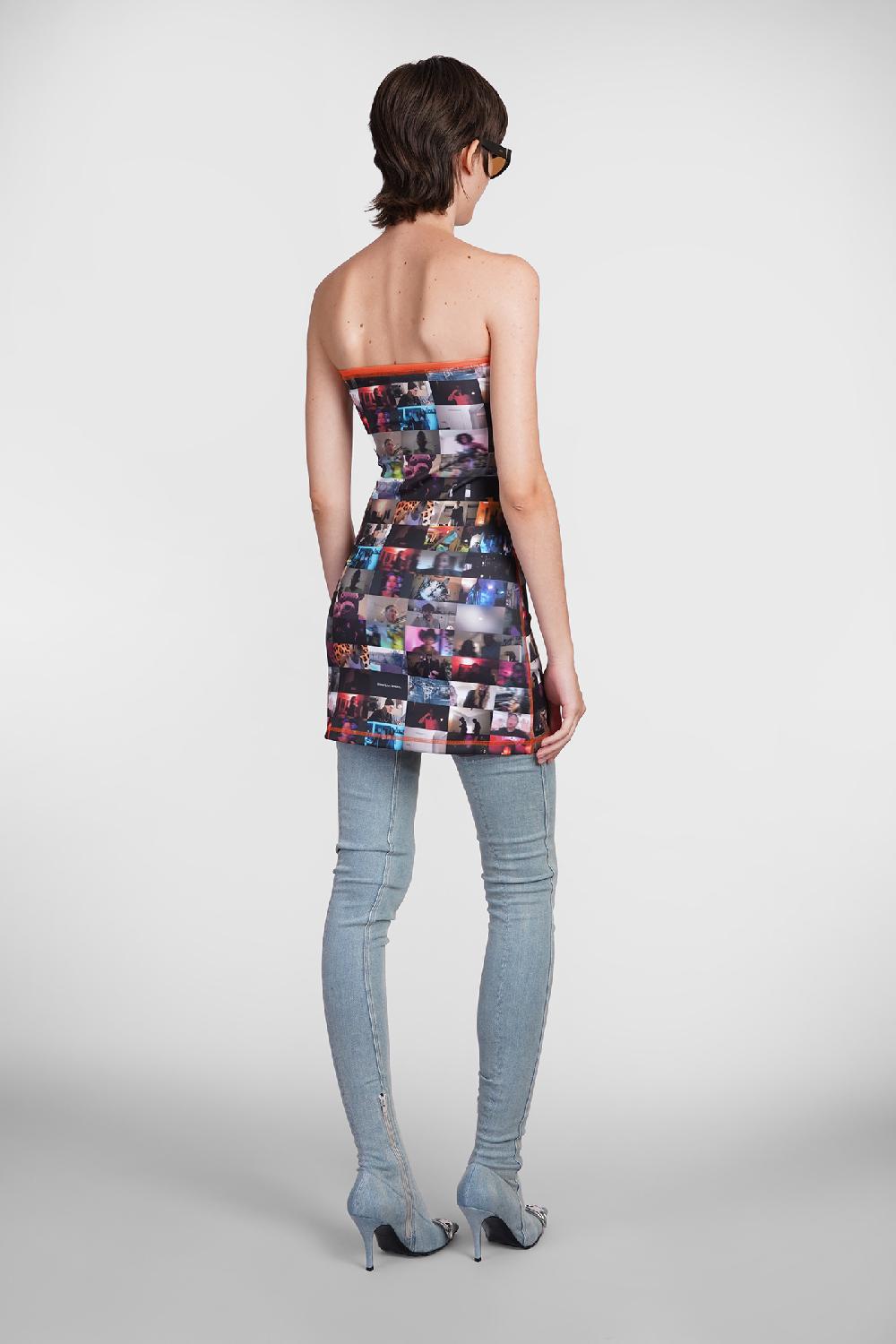 Deliberti Diesel Abito d platin in poliestere multicolor cod. 406546 - Deliberti The Luxury Shopping Outlet