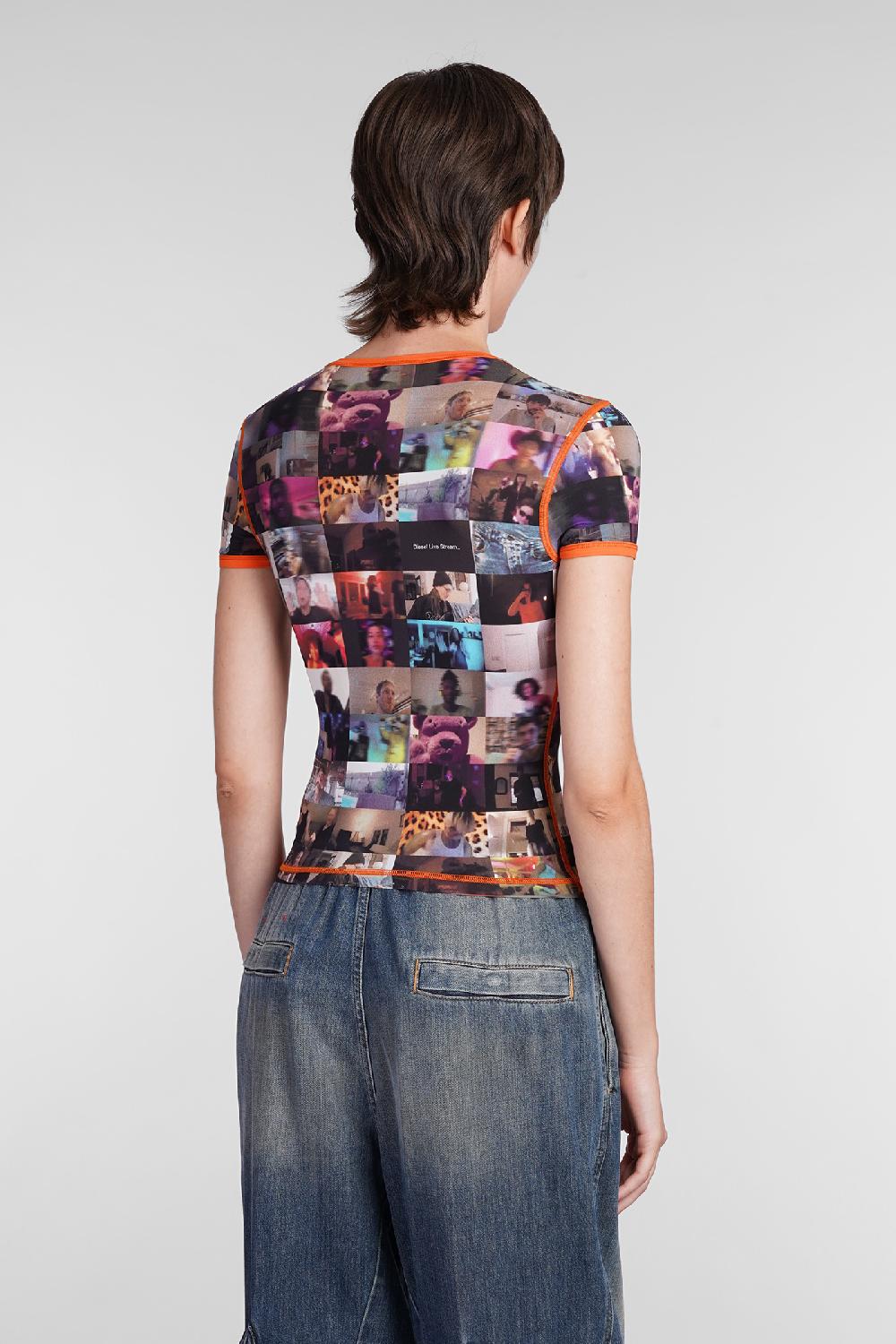 Deliberti Diesel Topwear t uncall in poliammide multicolor cod. 406547 - Deliberti The Luxury Shopping In Vendita