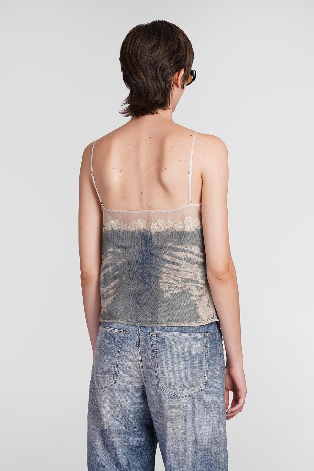 Deliberti Diesel Topwear de tre fsf in cotone blu cod. 406559 - Deliberti The Luxury Shopping Saldi Di Fabbrica