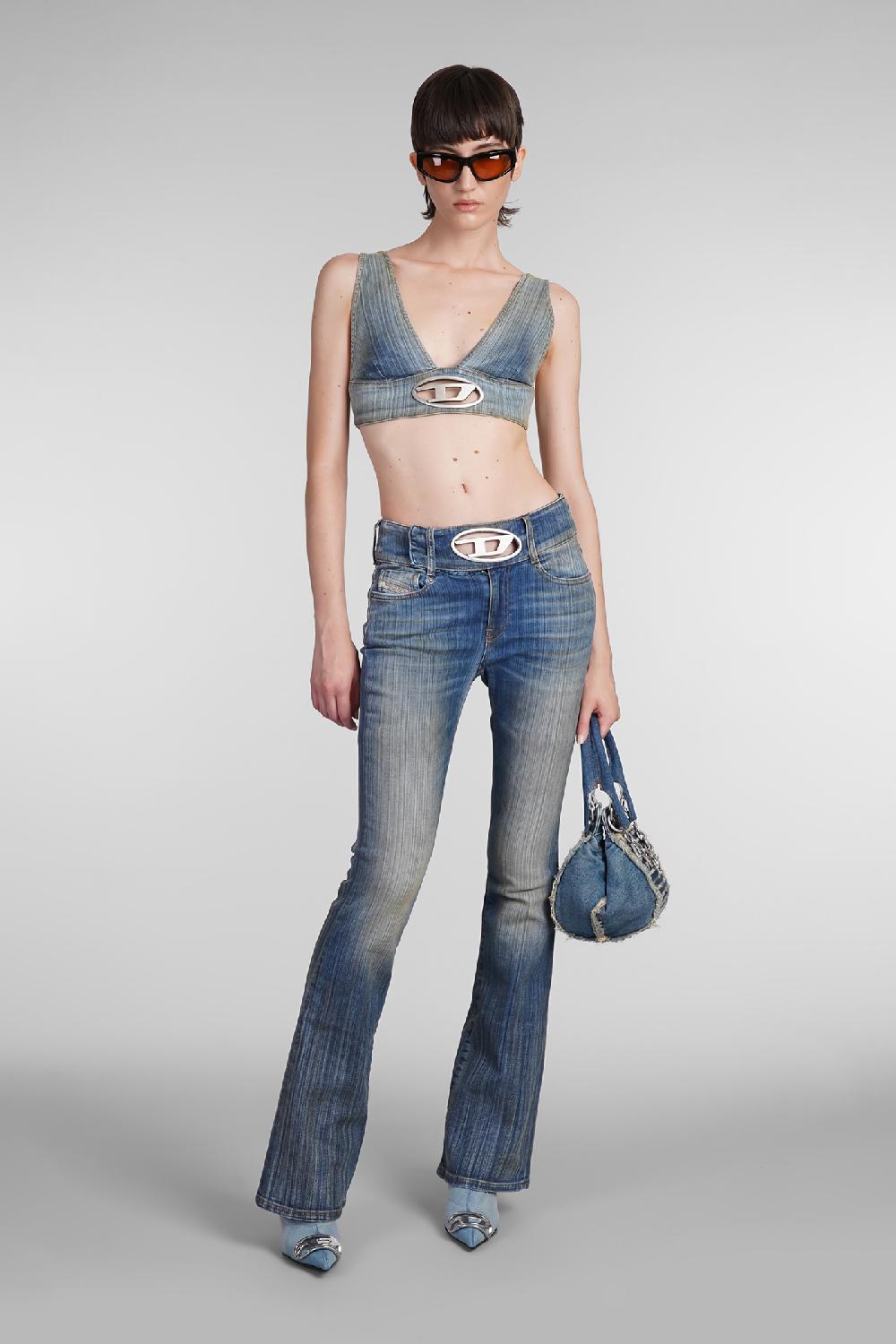Deliberti Diesel Jeans d propol in denim blu cod. 403948 - Deliberti The Luxury Shopping I Più Venduti