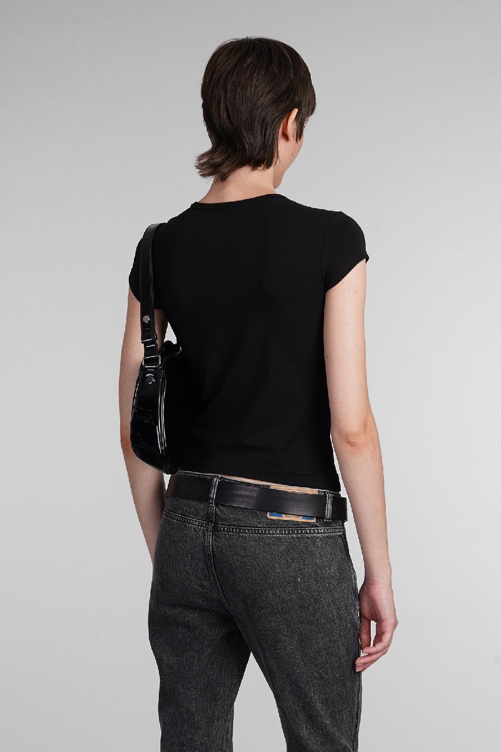 Deliberti Diesel T-shirt t angie in cotone nero cod. 403954 - Deliberti The Luxury Shopping Spedizione gratuita