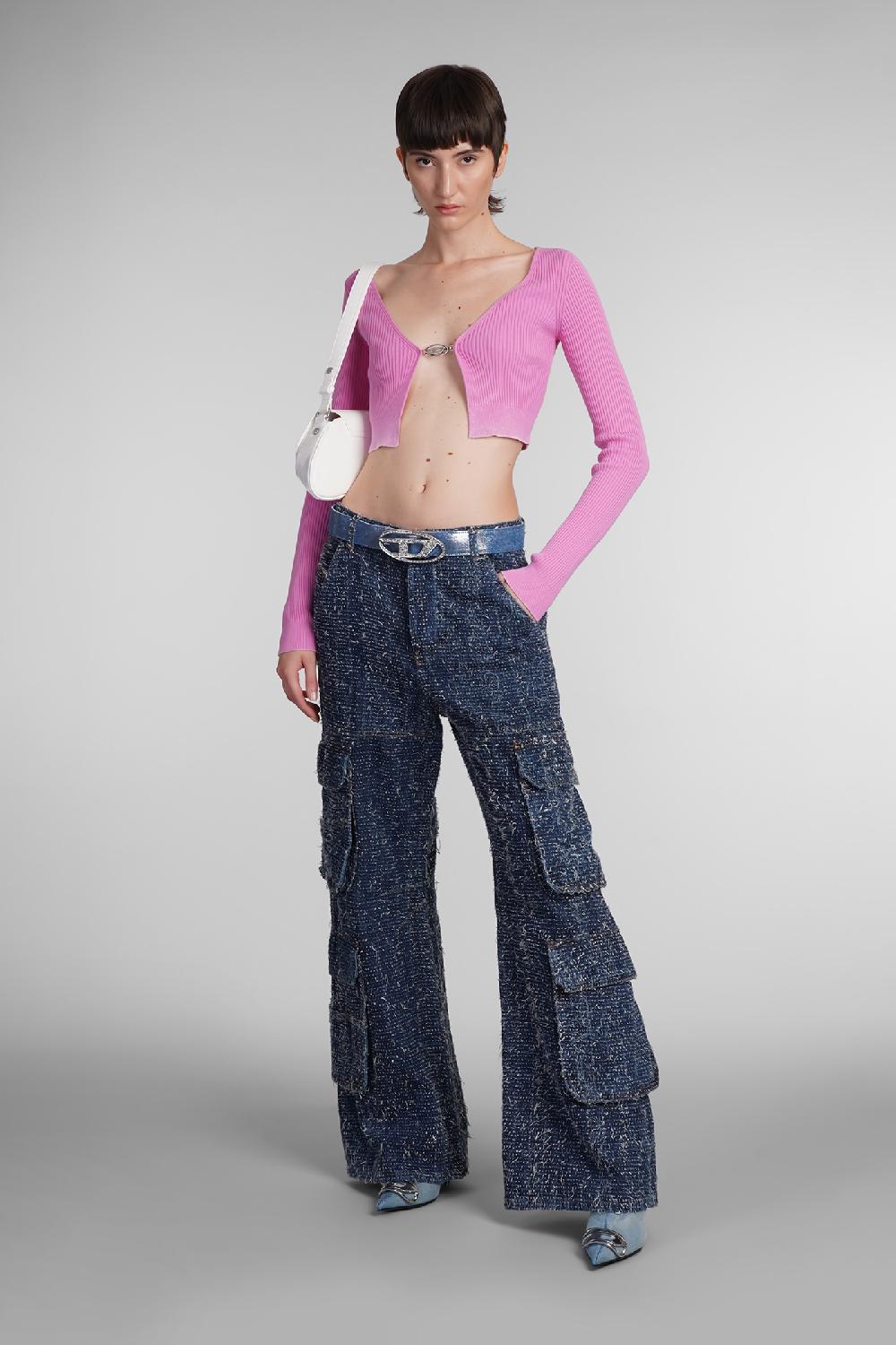Deliberti Diesel Cardigan m latina in cotone rosa cod. 403956 - Deliberti The Luxury Shopping Negozio online di fabbrica