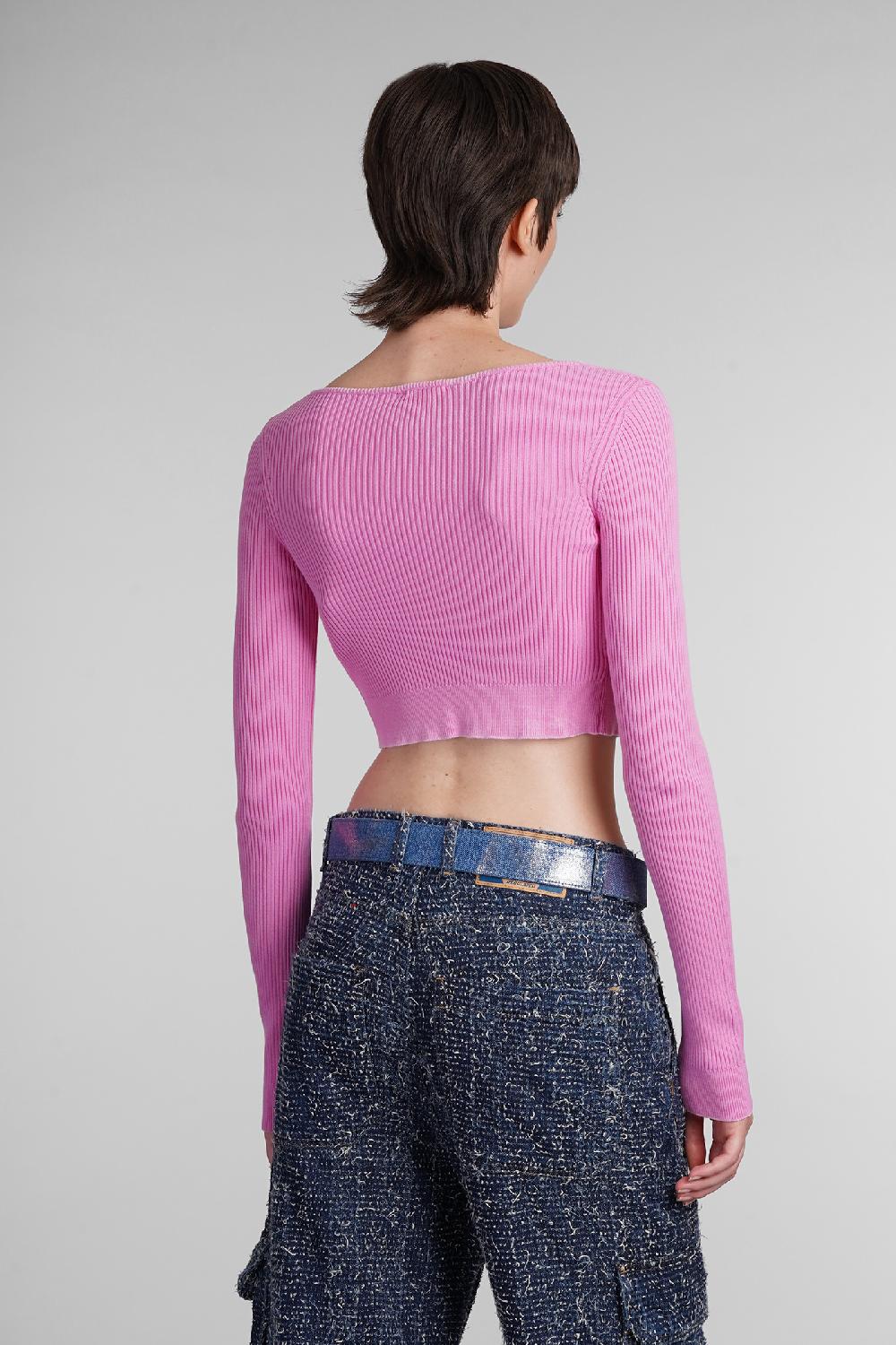 Deliberti Diesel Cardigan m latina in cotone rosa cod. 403956 - Deliberti The Luxury Shopping Negozio online di fabbrica
