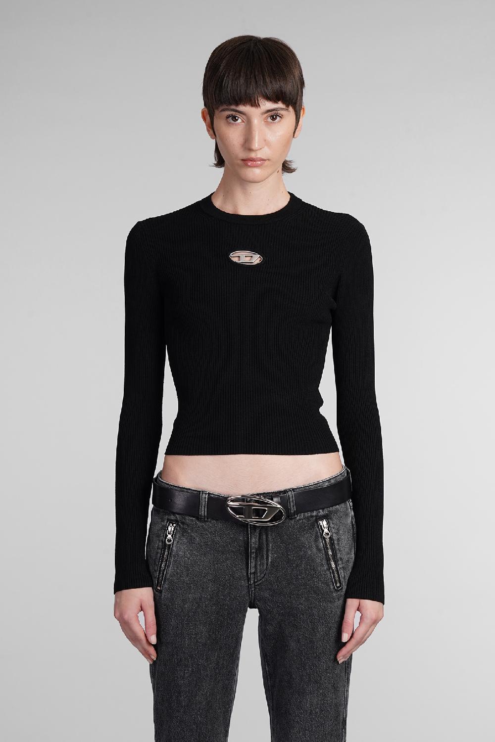 Deliberti Diesel Maglia m valari in rayon nero cod. 403958 - Deliberti The Luxury Shopping