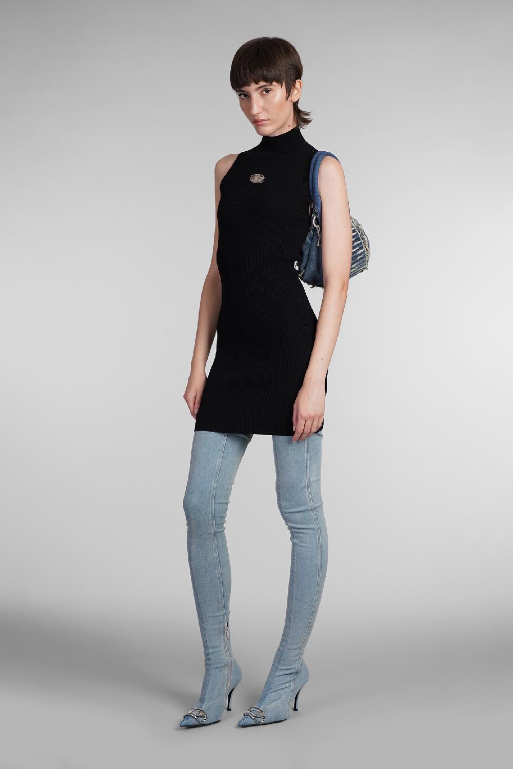 Deliberti Diesel Abito m onervax in rayon nero cod. 403960 - Deliberti The Luxury Shopping Grande vendita
