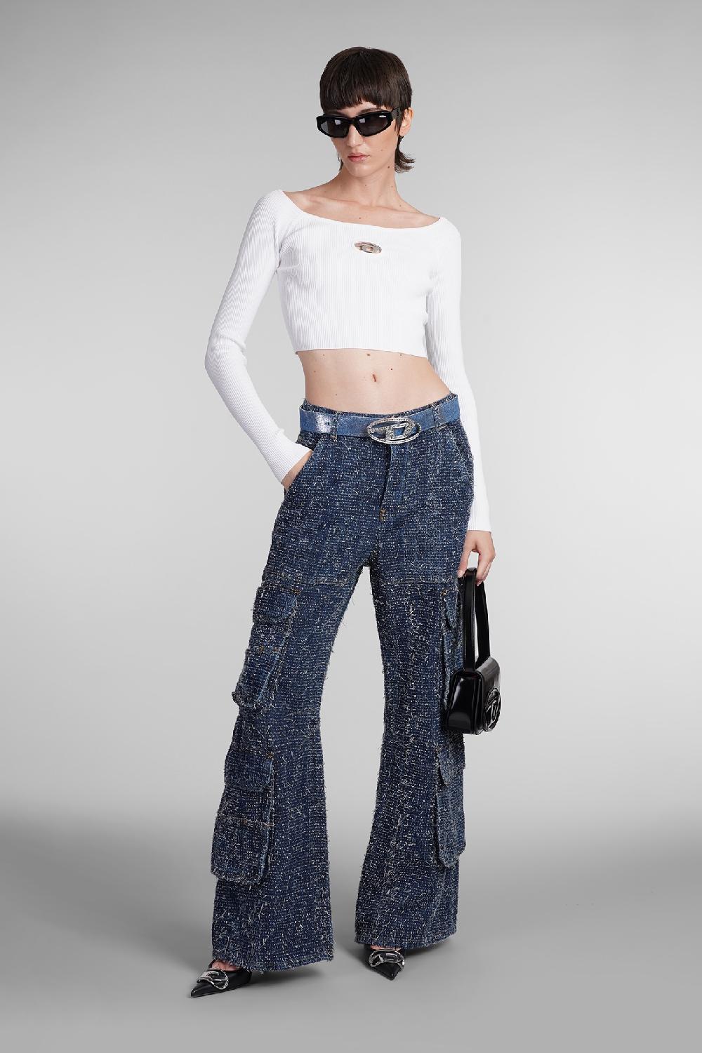 Deliberti Diesel Maglia m vera ls in rayon bianco cod. 403962 - Deliberti The Luxury Shopping Fornitura limitata