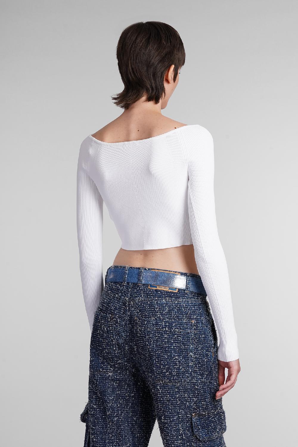 Deliberti Diesel Maglia m vera ls in rayon bianco cod. 403962 - Deliberti The Luxury Shopping Fornitura limitata