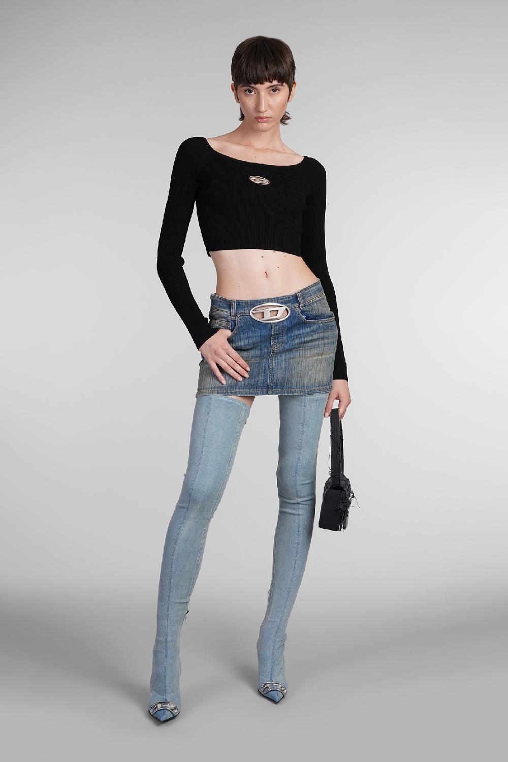 Deliberti Diesel Maglia m vera ls in rayon nero cod. 403963 - Deliberti The Luxury Shopping Shopping online