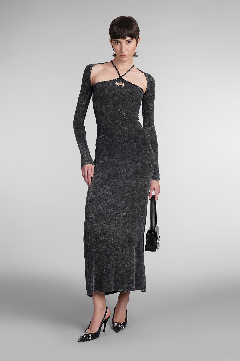 Deliberti Diesel Abito d mariel in cotone grigio cod. 403965 - Deliberti The Luxury Shopping Vendite stagionali