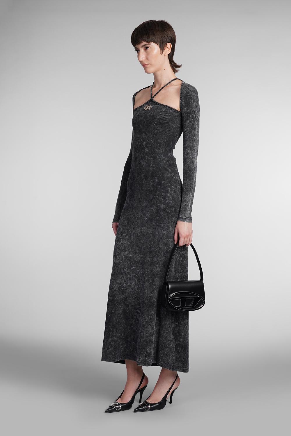 Deliberti Diesel Abito d mariel in cotone grigio cod. 403965 - Deliberti The Luxury Shopping Vendite stagionali