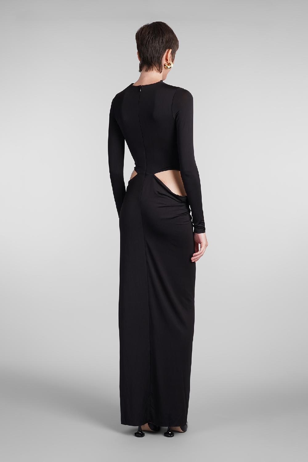 Deliberti Cult Gaia Abito keri in viscosa nera cod. 409537 - Deliberti The Luxury Shopping Cyber Monday
