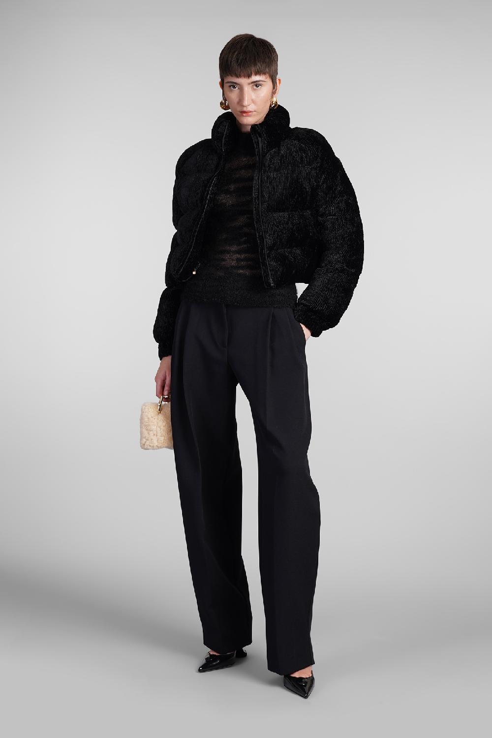 Deliberti Cult Gaia Piumino bombon in viscosa nera cod. 409539 - Deliberti The Luxury Shopping Offerta Pasqua